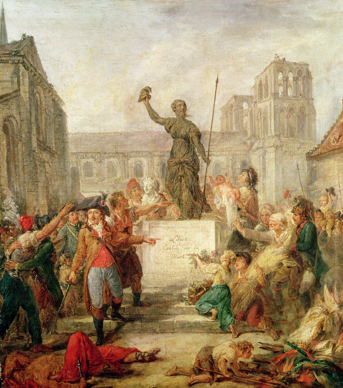 Der Eid der Freiheit von Jean Louis Joseph Hoyer