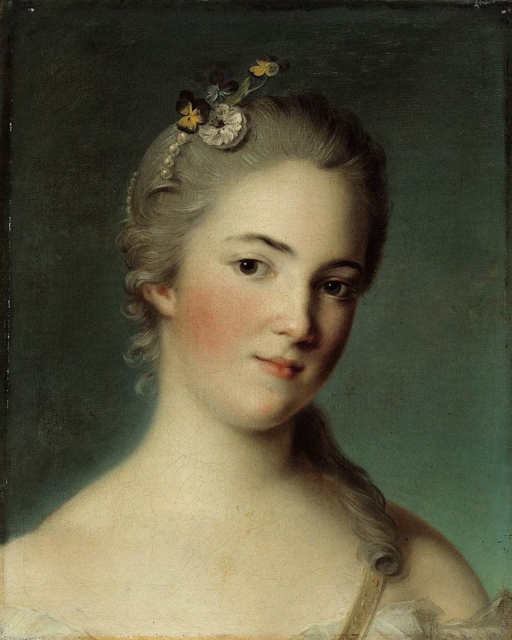 Porträt von Marie-Geneviève Boudrey von Jean Marc Nattier