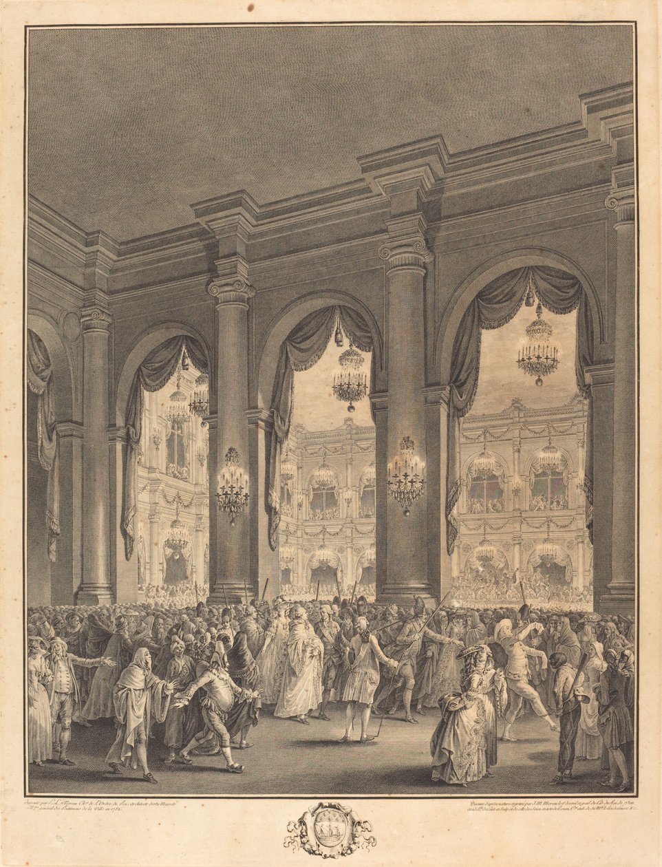 Der Maskenball von Jean Michel Moreau