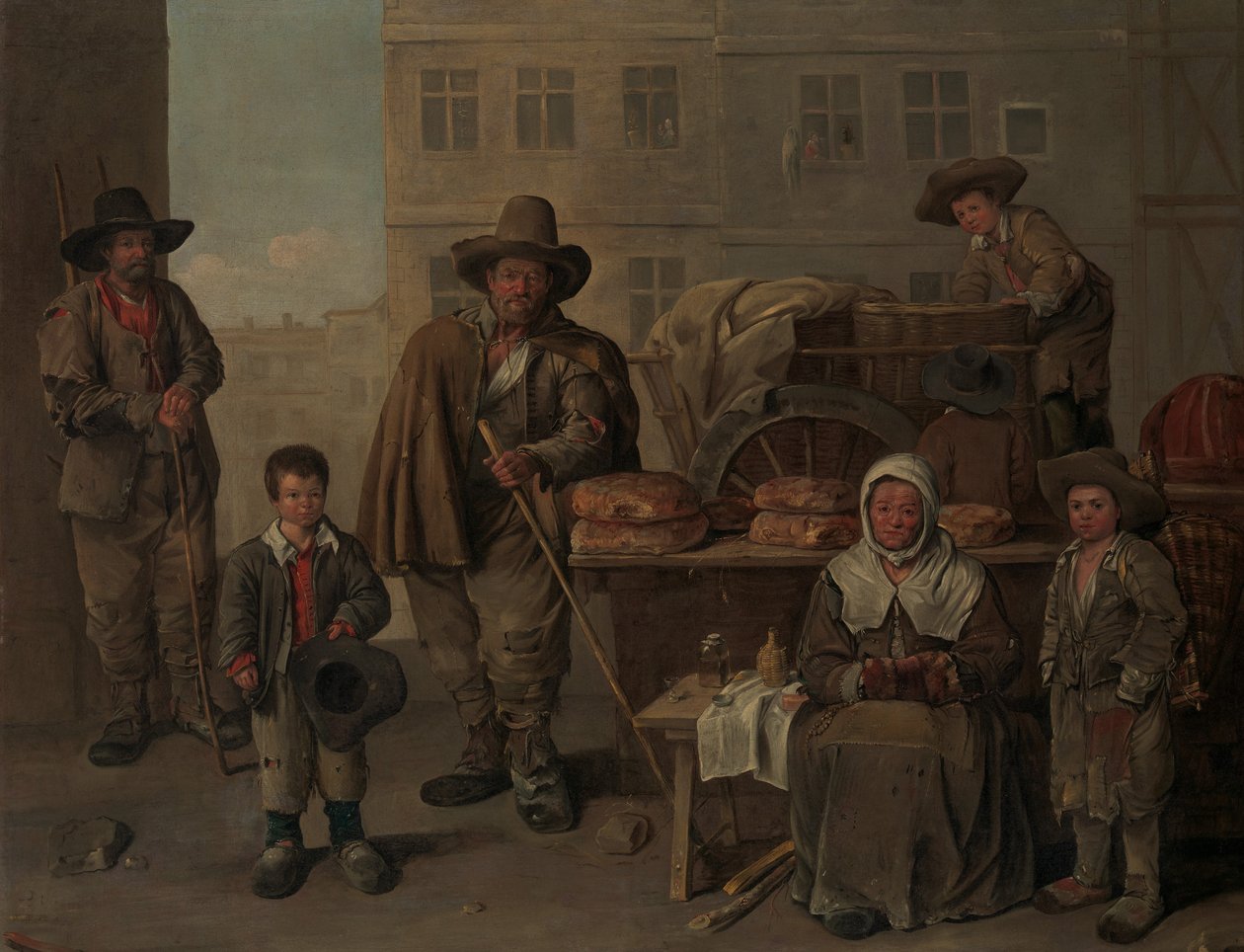 Der Bäckerwagen, 1656 von Jean Michelin