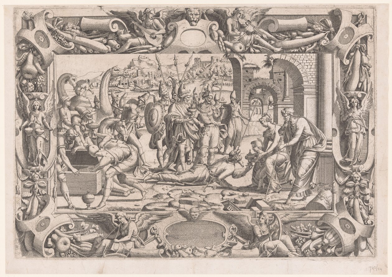 Anbetung durch die Könige von Jean Mignon (attributed to)