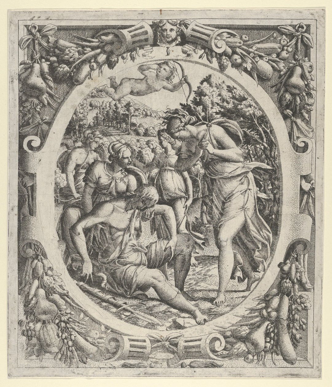 Der Tod des Adonis von Jean Mignon