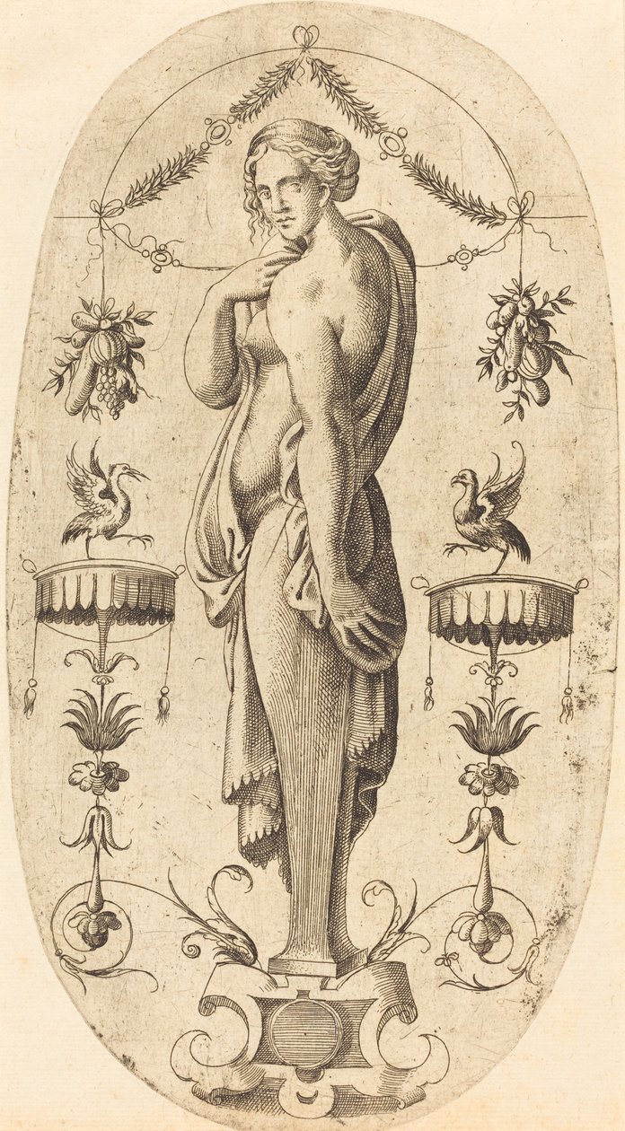 Frau mit linkem Profil von Jean Mignon