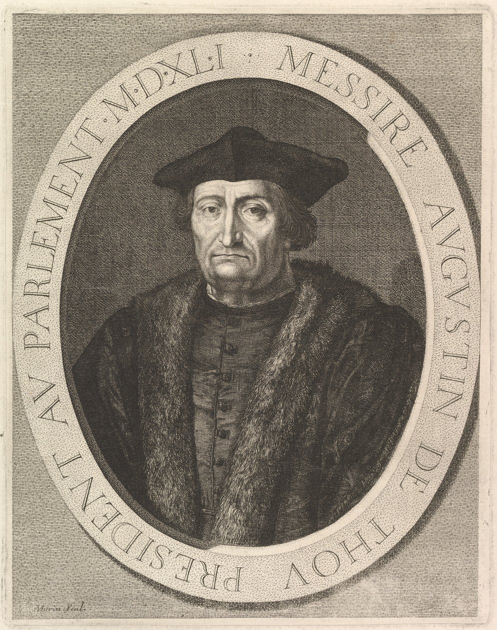 Augustin de Thou, Präsident am Parlament von Jean Morin
