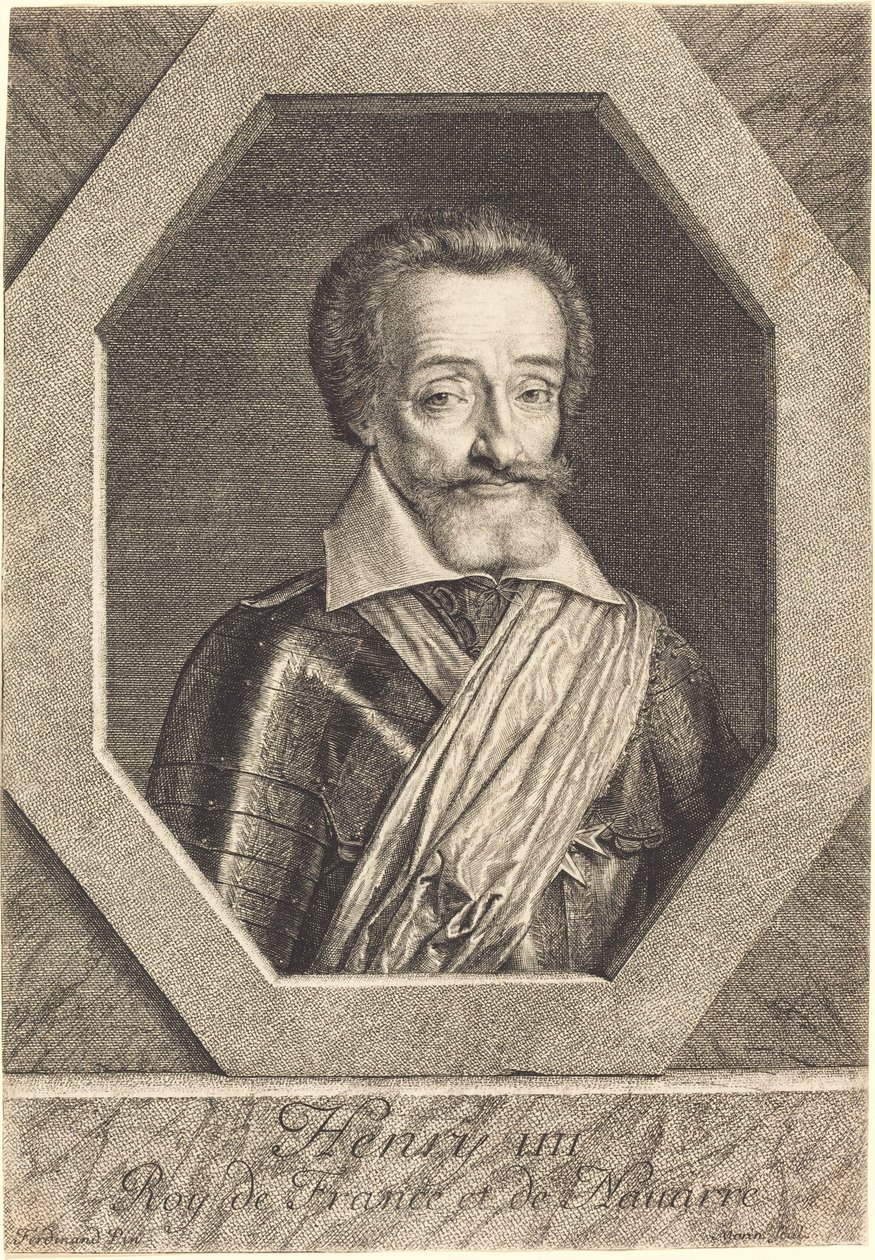 Heinrich IV. von Jean Morin after Louis Elle I