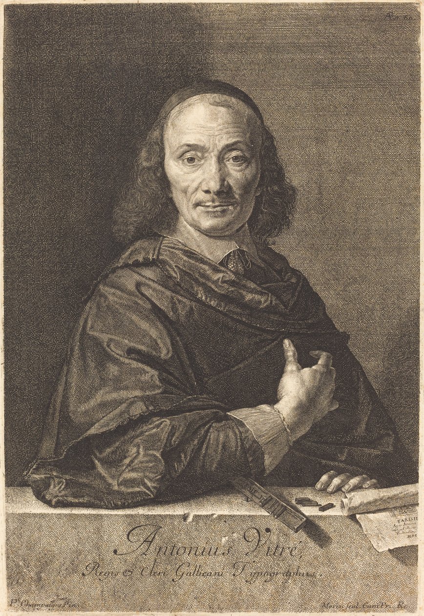 Antoine Vitre von Jean Morin after Philippe de Champaigne