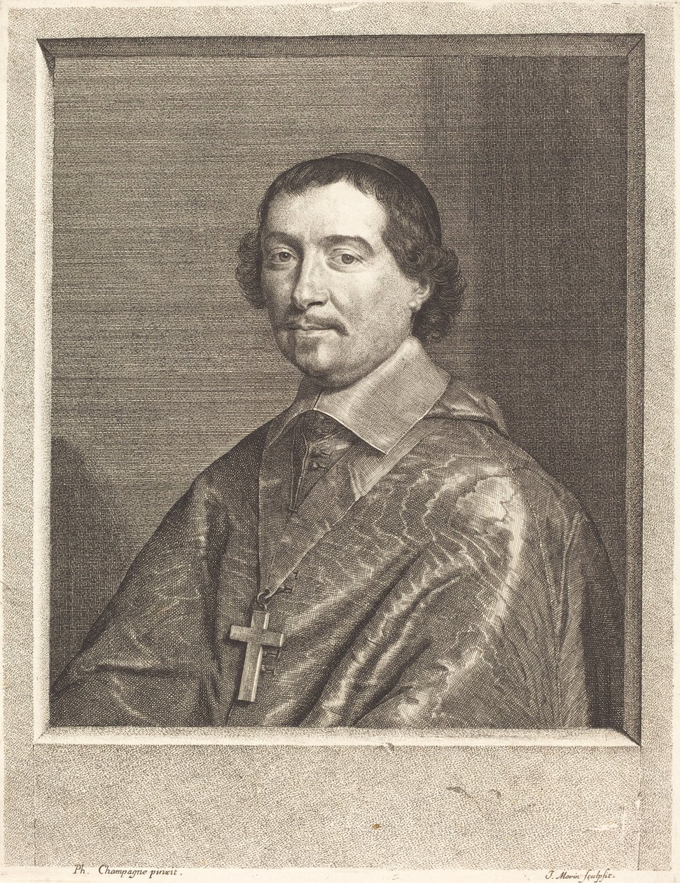 Pierre Berthier von Jean Morin after Philippe de Champaigne