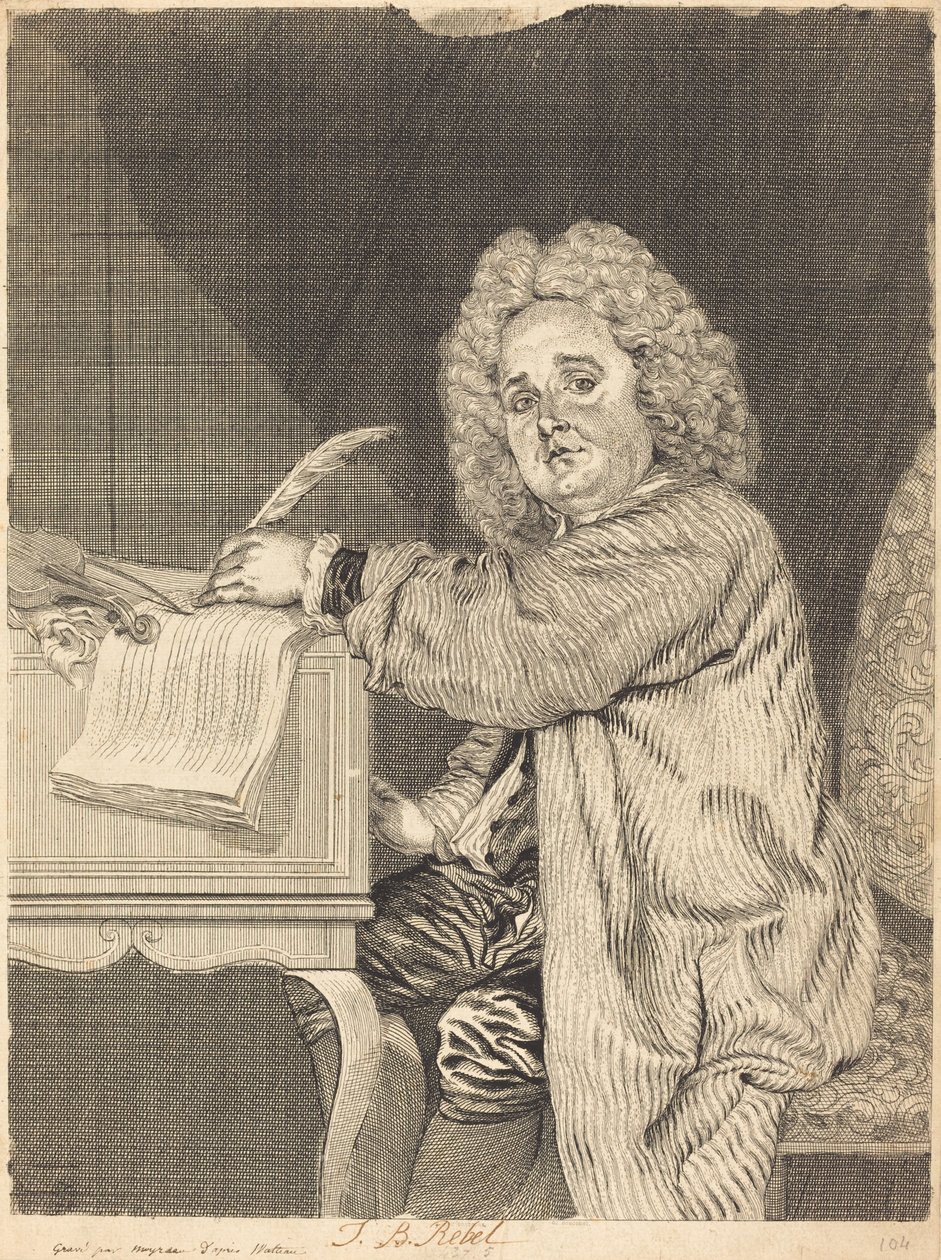 J.-B. Rebel von Jean Moyreau, Antoine Watteau