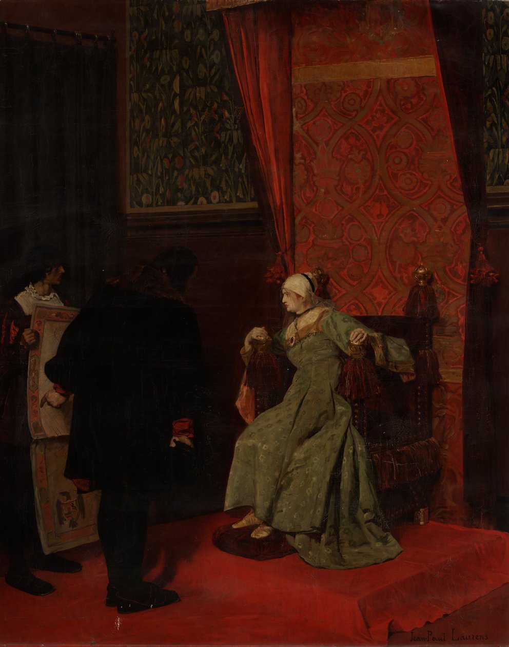 Kolumbus vor Isabella von Jean Paul Laurens