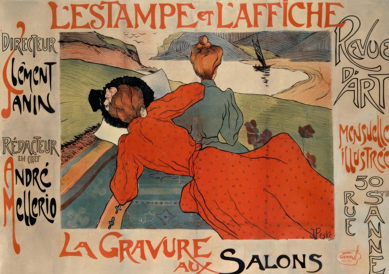 L’ESTAMPE ET L’AFFICHE / LA GRAVURE AUX SALONS von Jean Peske