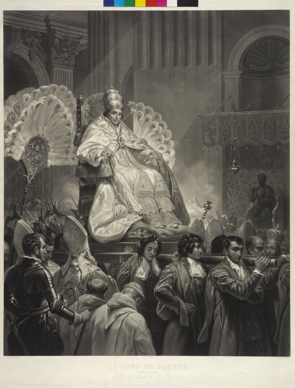 Papst Pius VII. von Jean Pierre Marie Jazet