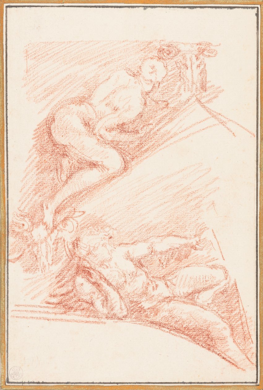Figuren von der Decke der Sixtinischen Kapelle von Jean Robert Ango