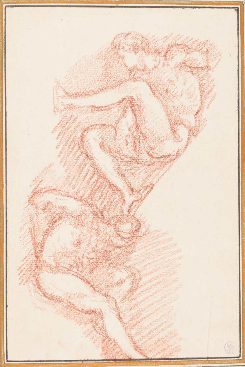 Figuren von der Decke der Sixtinischen Kapelle von Jean Robert Ango