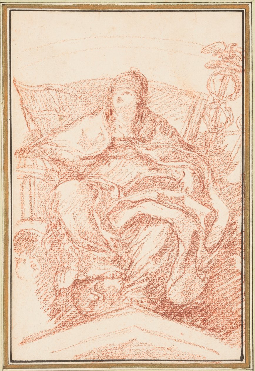 Sitzender Bischof von Jean Robert Ango