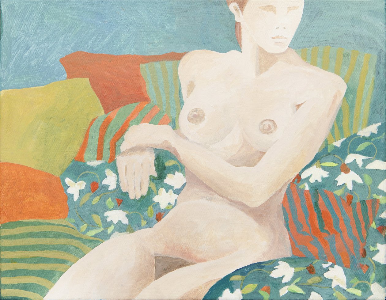 Sitzender Akt von Jennifer Abbott