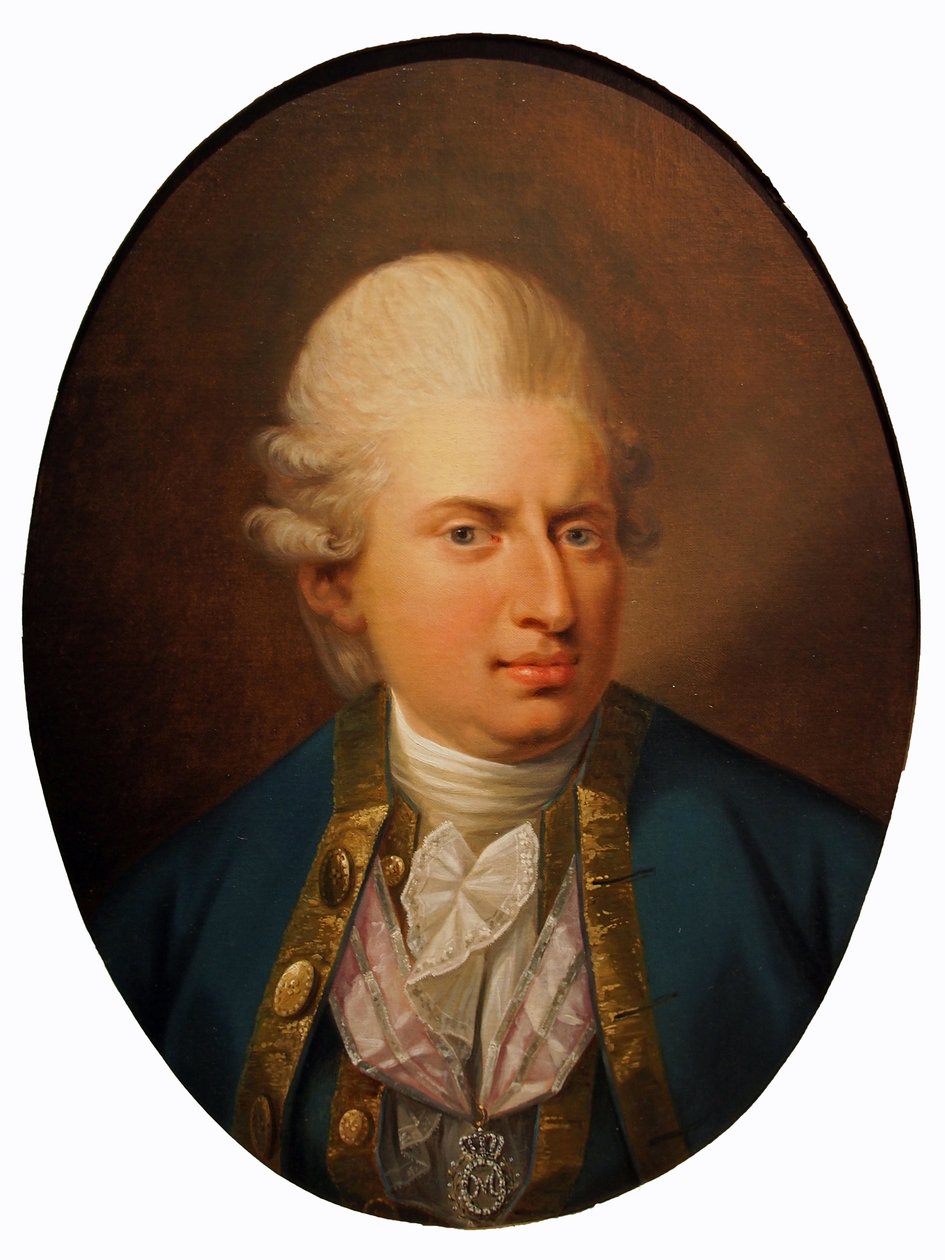 Porträt von Johann Friedrich Struensee von Jens Juel