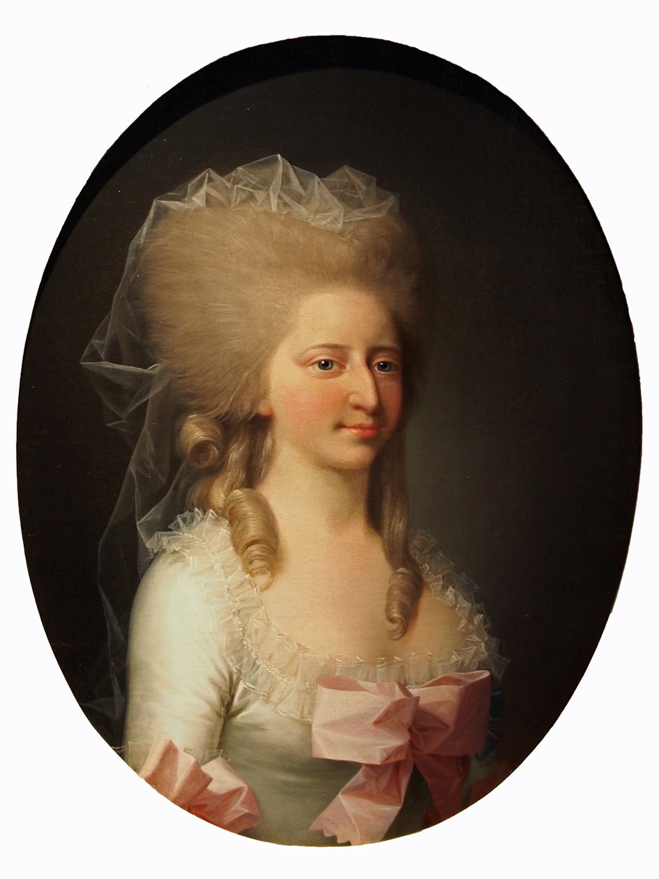 Porträt von Louise Augusta von Dänemark von Jens Juel