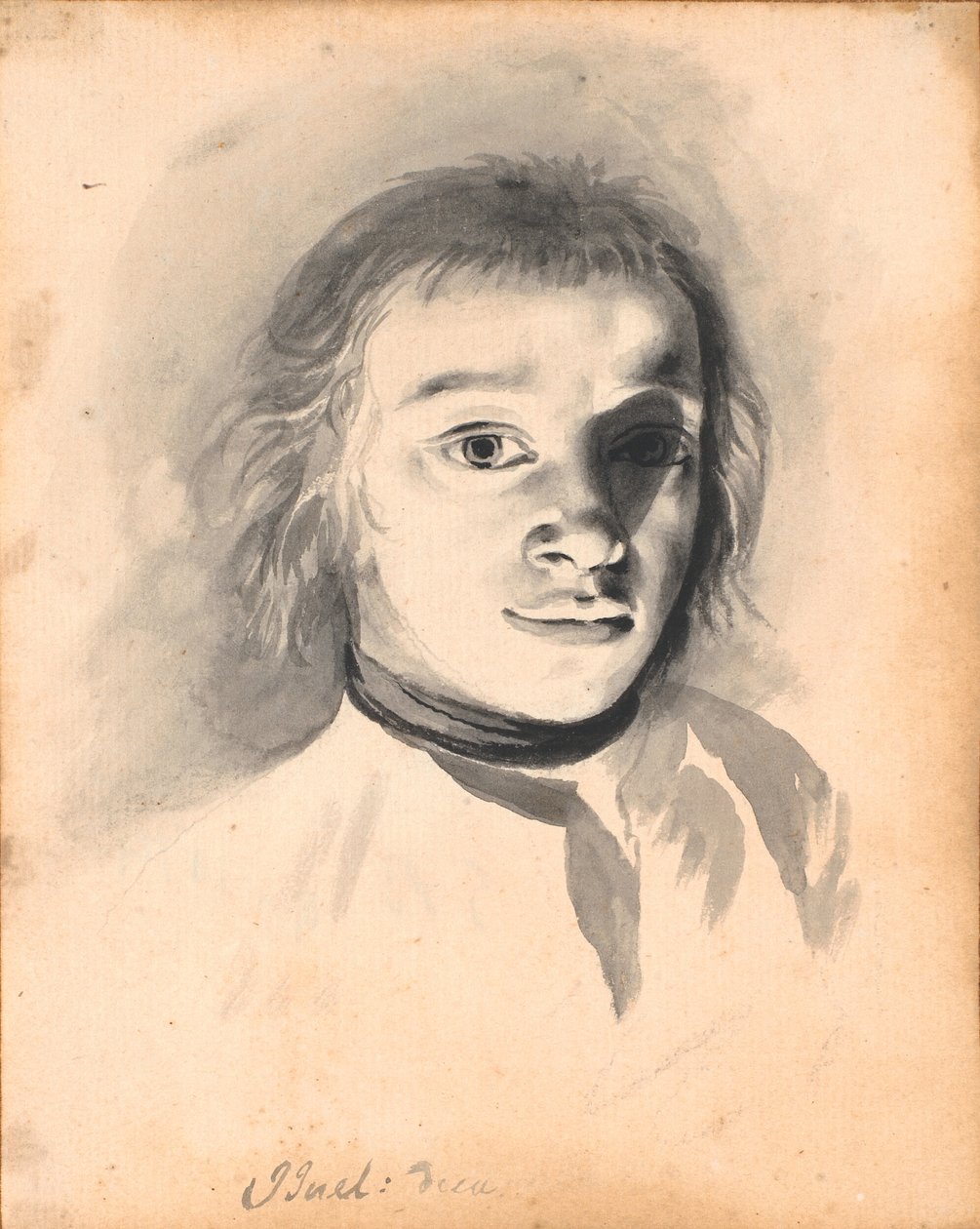 Selbstporträt bei künstlichem Licht von Jens Juel