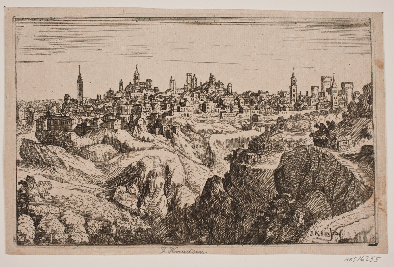 Eine Bergstadt von Jens Knudsen
