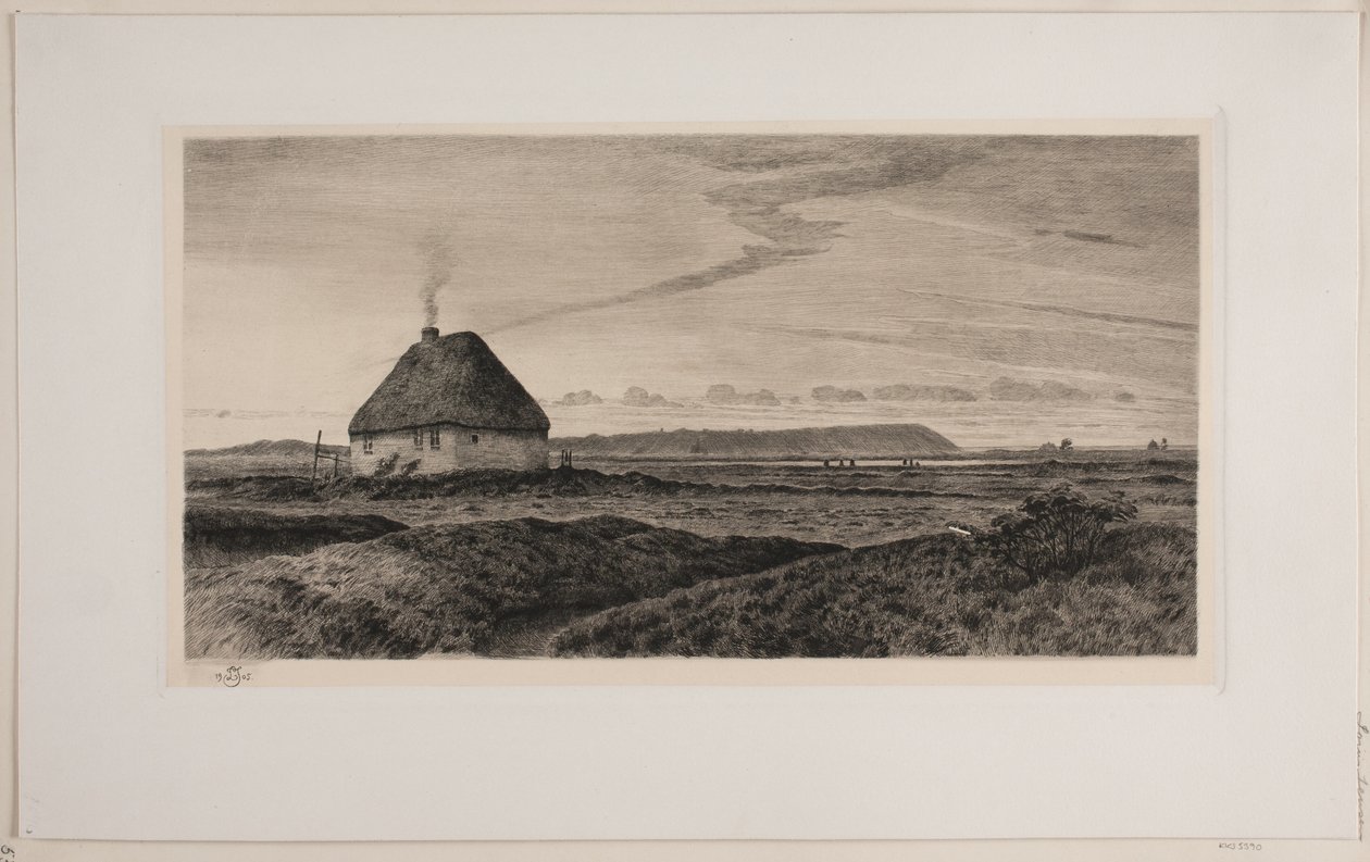 Hütte auf der Heide von Jensen