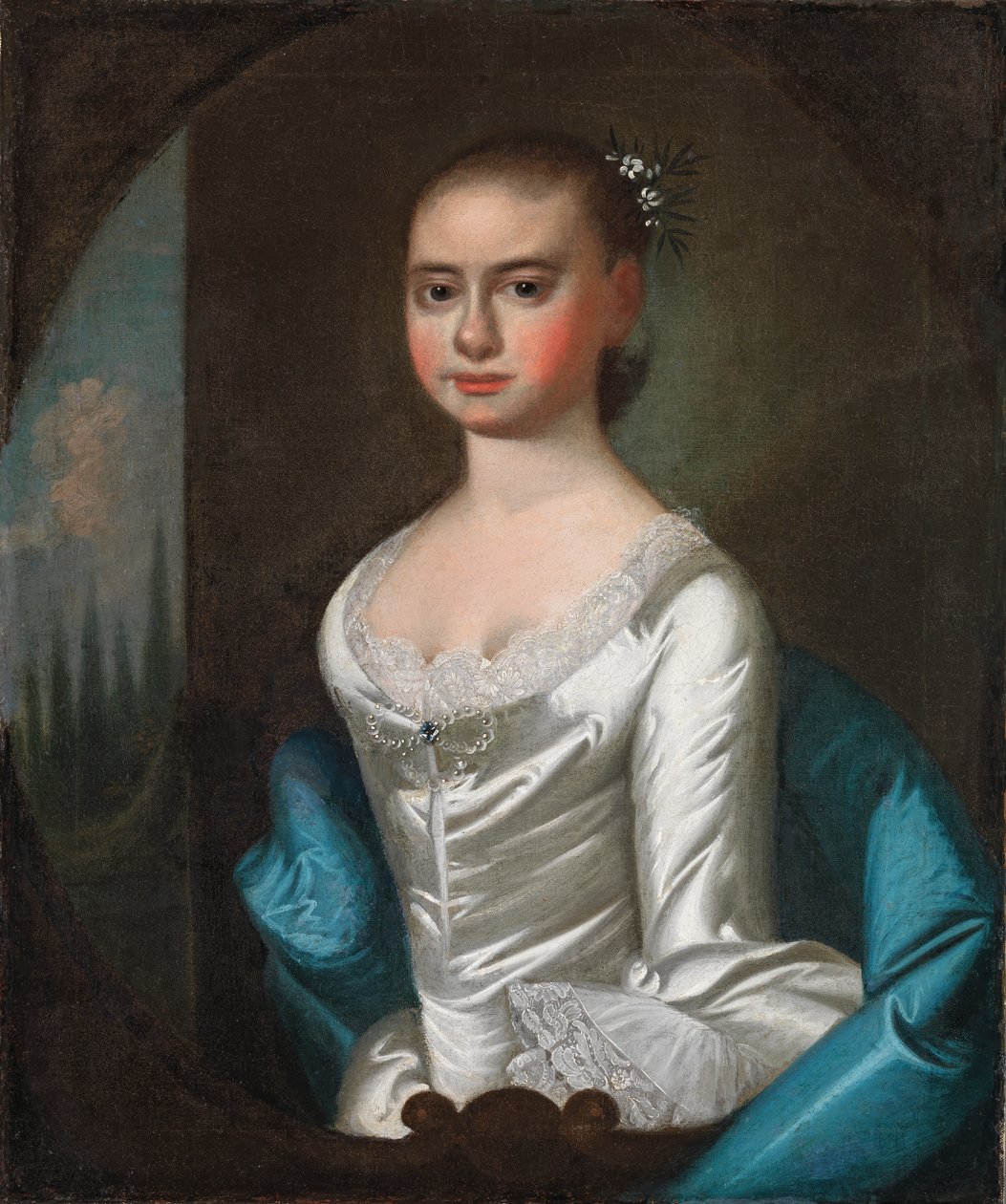 Polly Ouldfield von Winyah, ca. 1761 von Jeremiah Theus