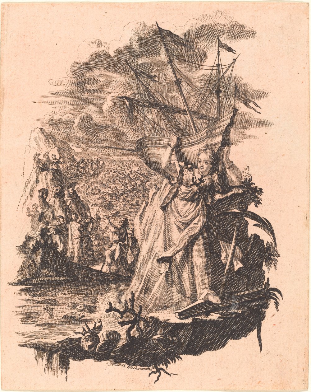 Allegorie des Wassers von Jeremias Wachsmuth