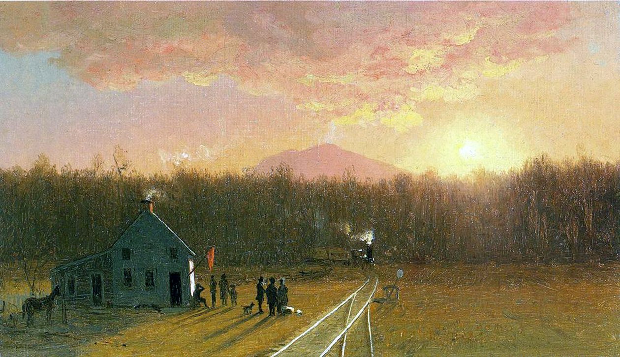 Der Nachmittagzug, 1867 von Jervis McEntee