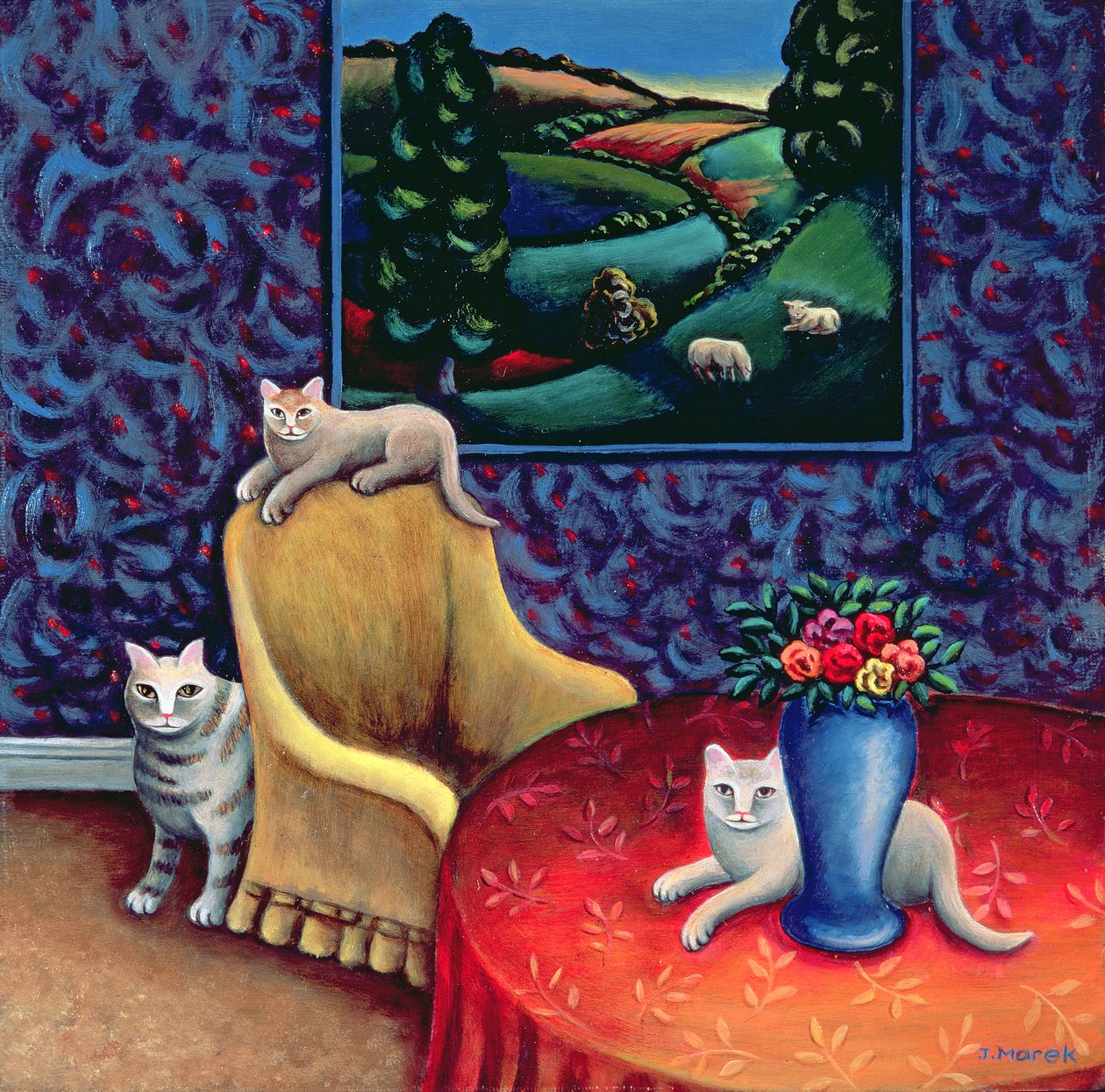 Das Wohnzimmer von Jerzy Marek