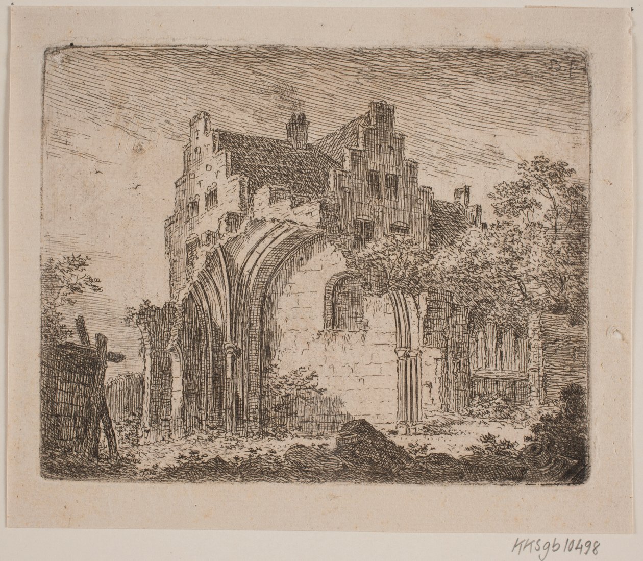 Ruine eines Klostergebäudes von Jes Bundsen