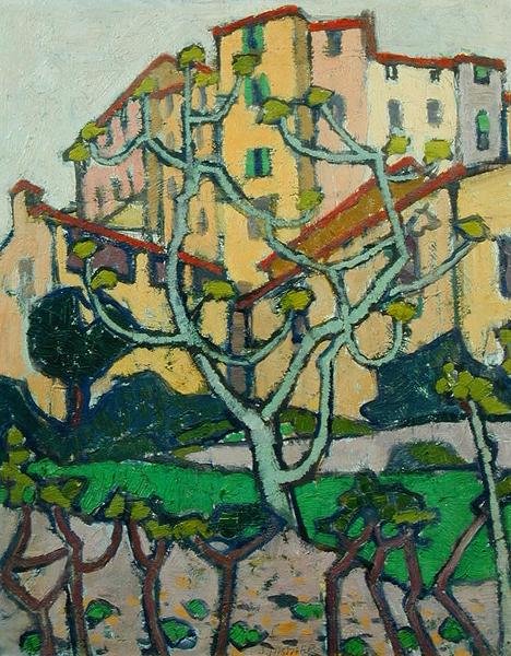 Blick auf Les Baux von Jessica Stewart Dismorr