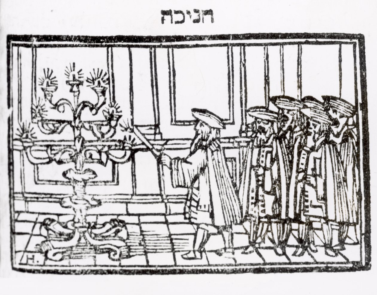 Menora anzünden von Jewish School