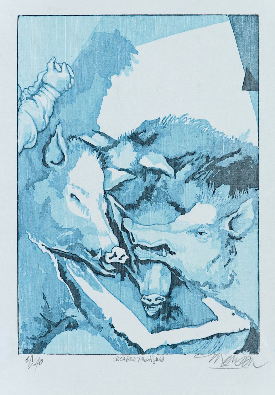 Verlorene Schweine, 2015 von Jim Monson