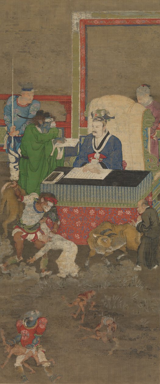 Zehn Könige der Hölle, vor 1195 von Jin Chushi