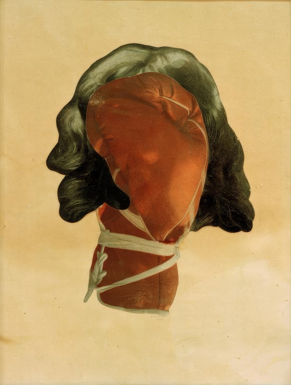 Der bewegliche Kleiderschrank (Kopf-Handschuh) von Jindrich Styrsky