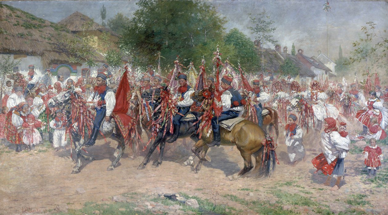Reiten der Könige von Joža Uprka