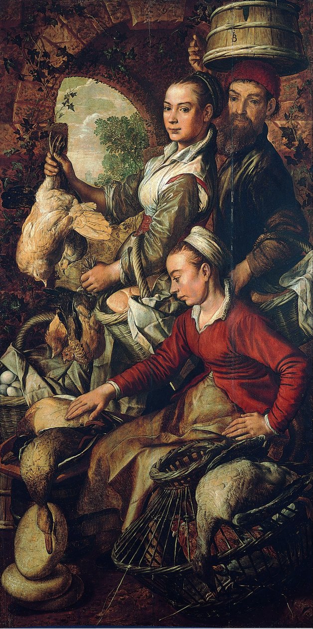 Marktszene, um 1565 von Joachim Beuckelaer