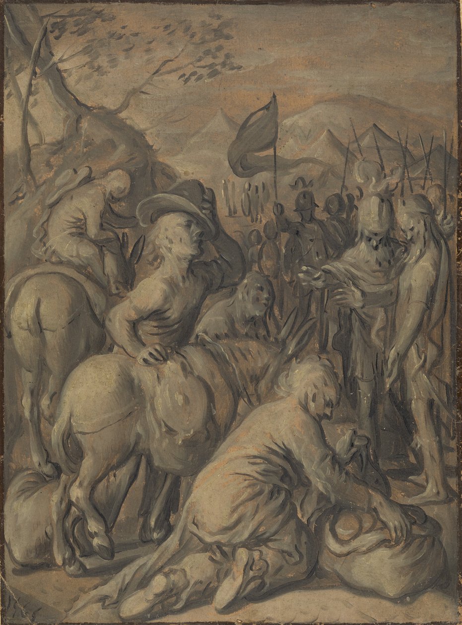 Die List der Gibeoniter von Joachim Beuckelaer
