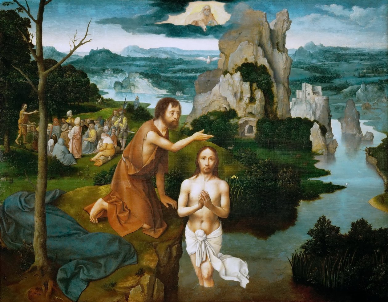 Die Taufe Christi von Joachim Patinir