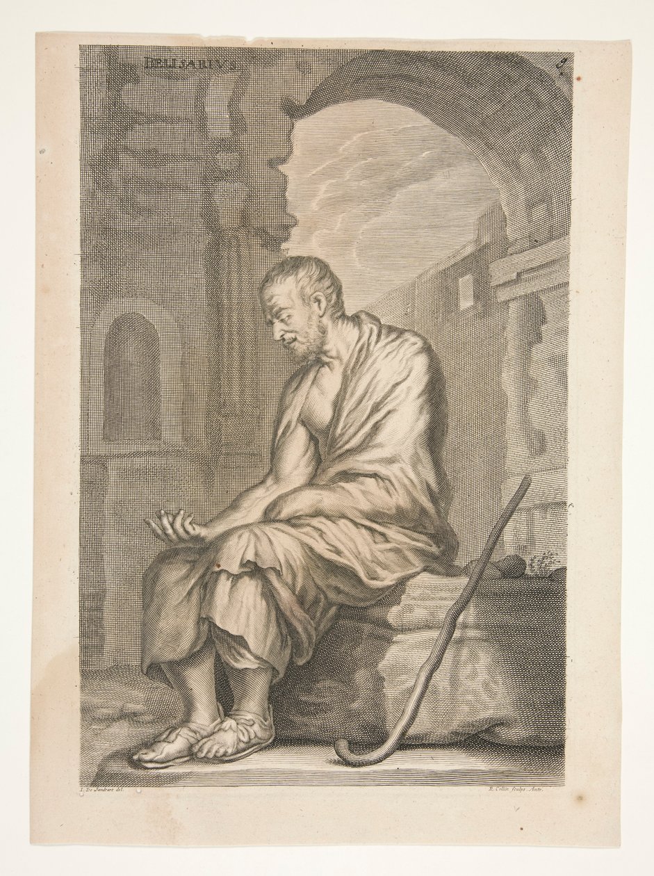 Belisarius, aus Sculpturae Veteris Admirata von Joachim von Sandrart