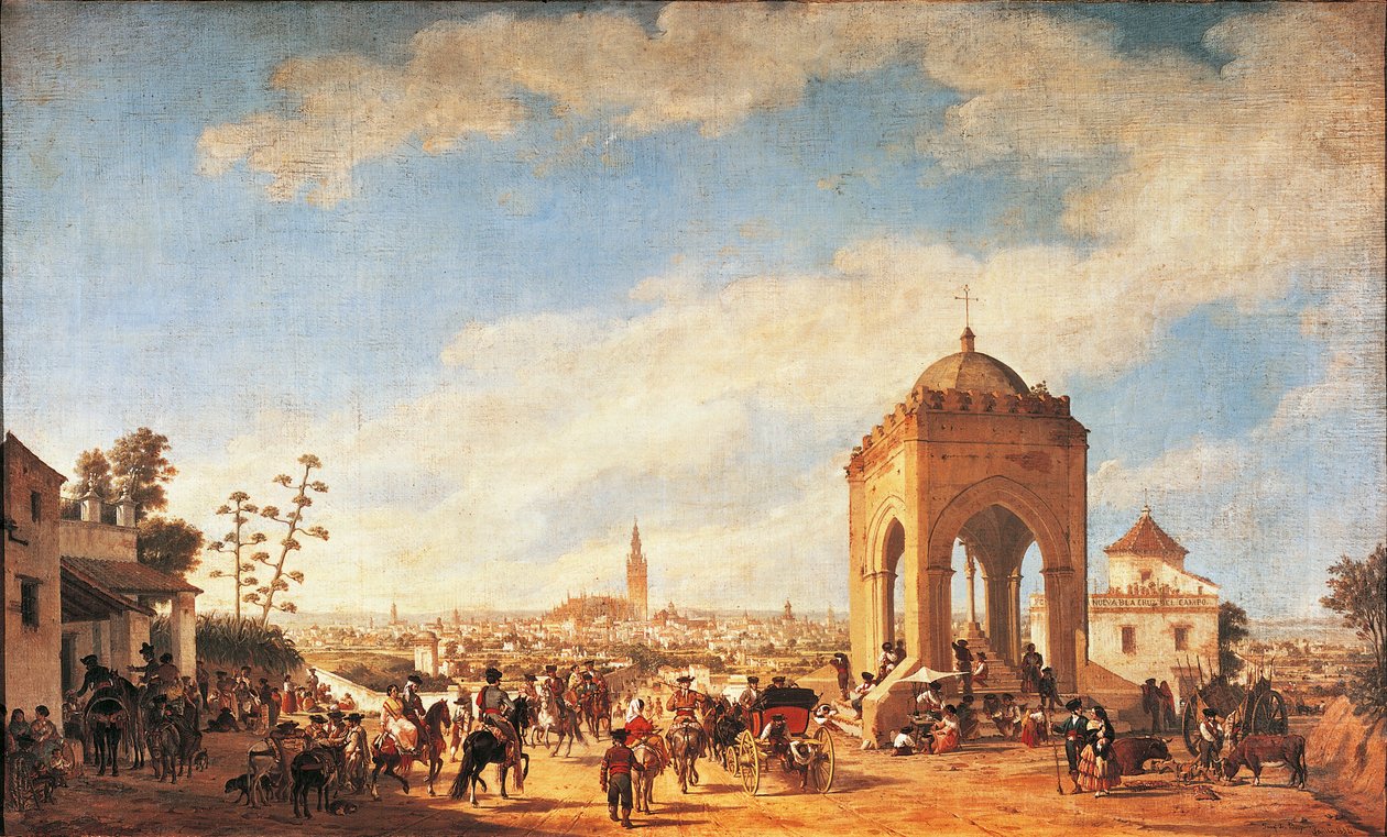La Cruz del Campo, Sevilla von Joachin Dominguez Becquer