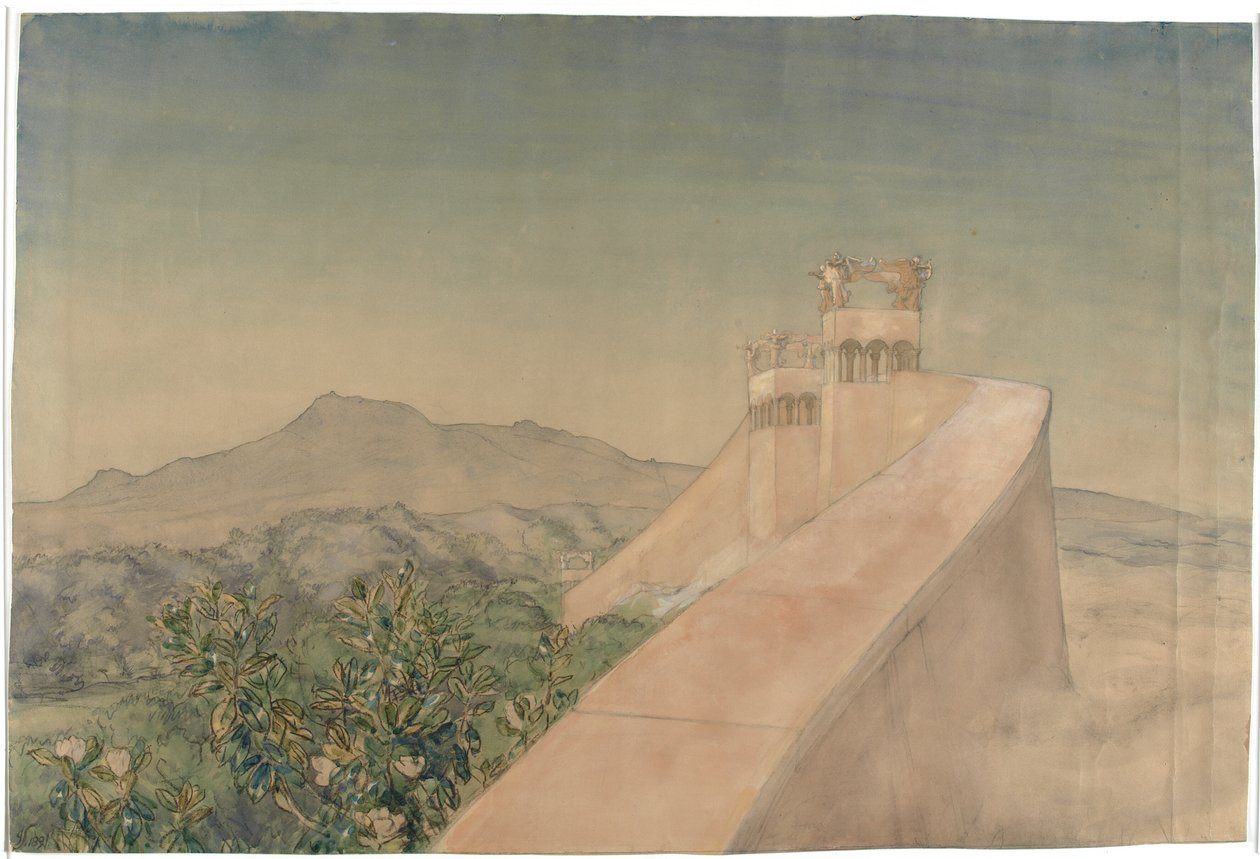 Die Paradismauer von Joakim Frederik Skovgaard