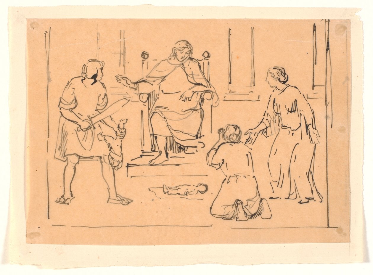 Das Urteil Salomos von Joakim Frederik Skovgaard