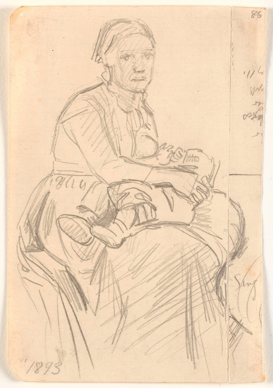 Sitzende Frau mit Kind auf dem Schoß von Joakim Frederik Skovgaard