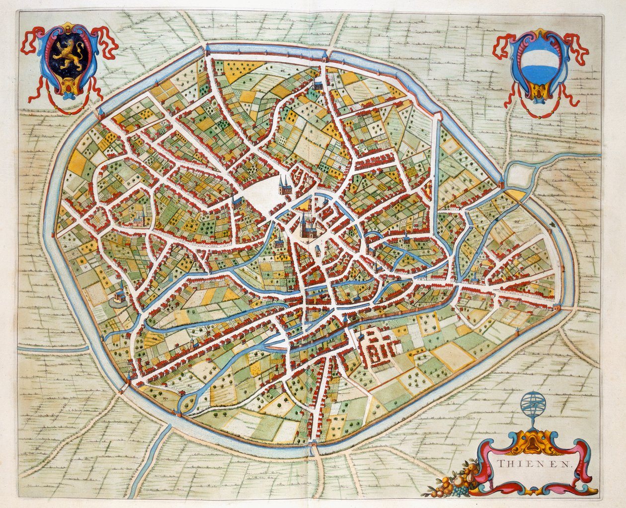 Tienen, 1649 von Joan Blaeu