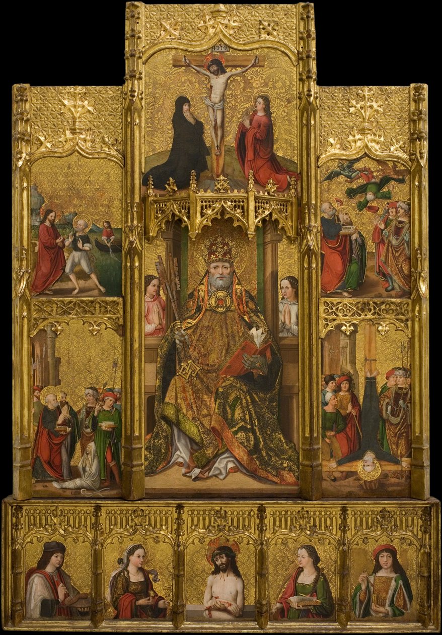 Altarbild des Heiligen Petrus Märtyrer von Joan Gascó