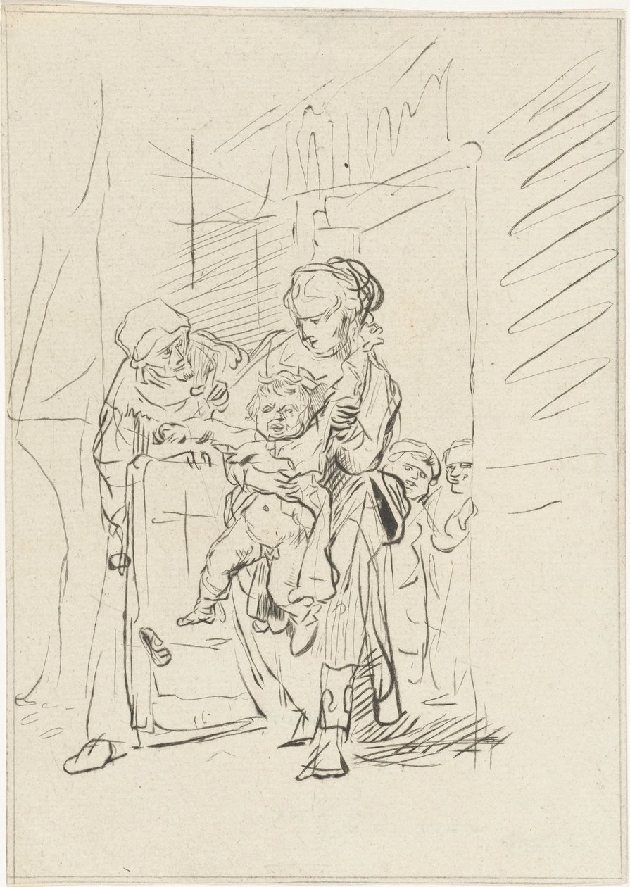 Schreiendes Kind von Joannis Jacobus Bijlaert