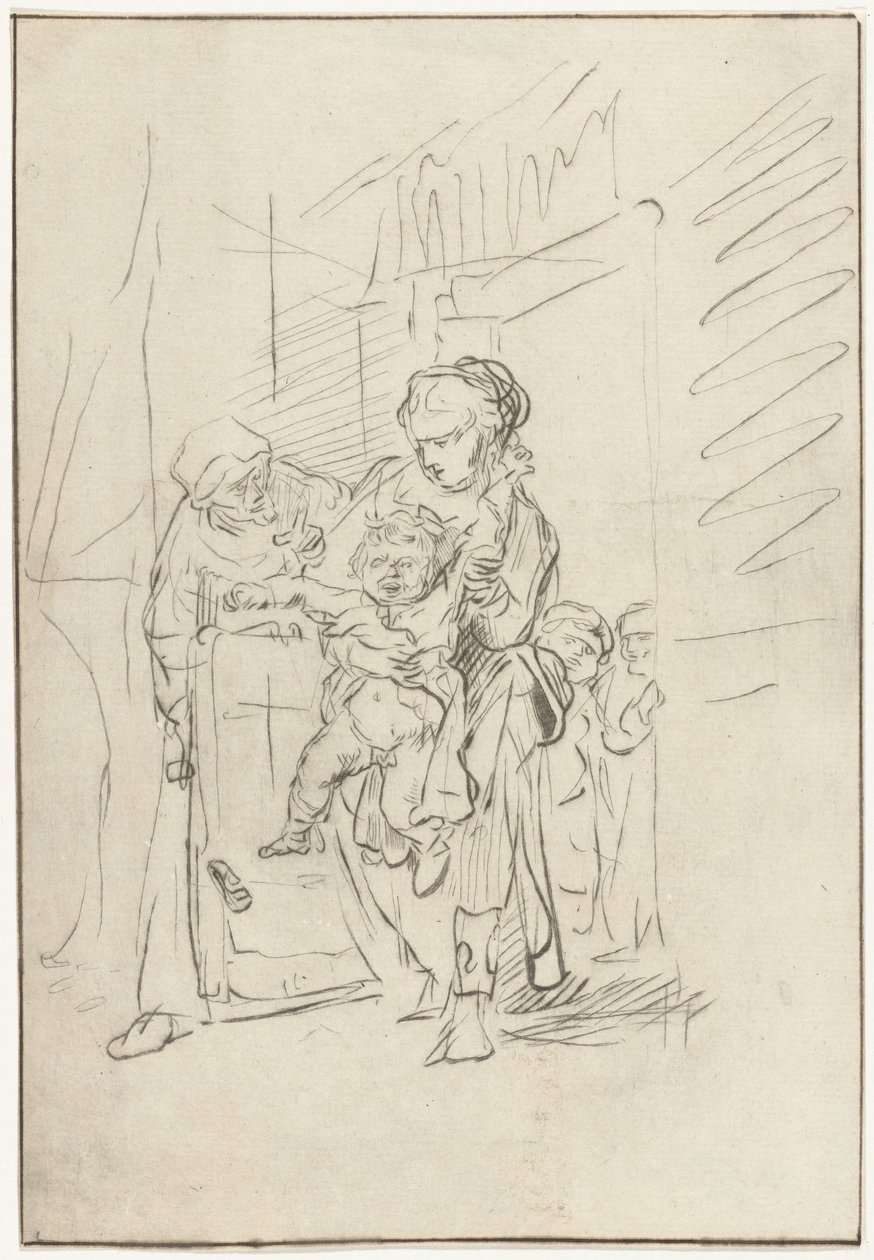 Schreiendes Kind von Joannis Jacobus Bijlaert