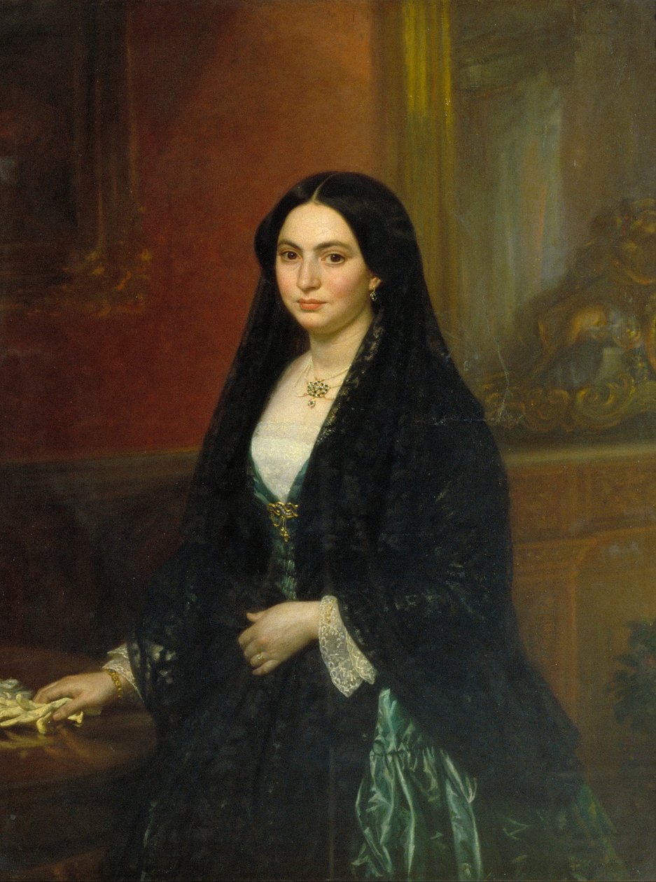 Porträt von Senyora Espalter von Joaquim Espalter