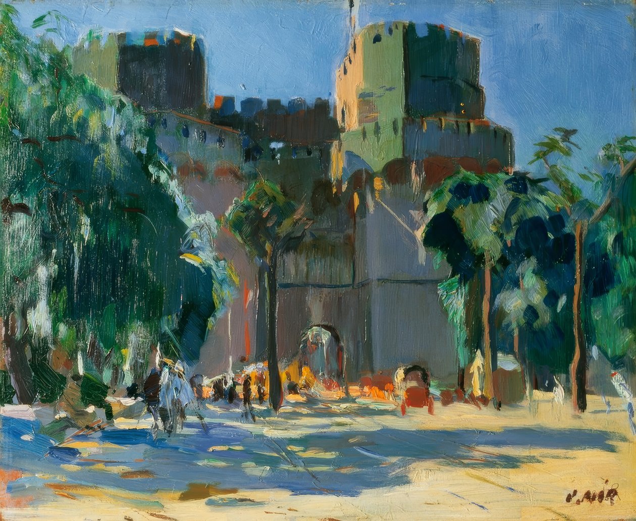 Torres Serranos, Valencia von Joaquim Mir i Trinxet