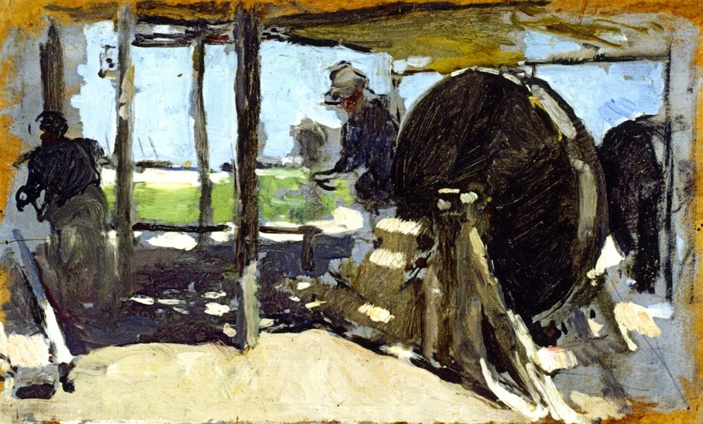 Reeper Seiler in Valencia (Skizze) von Joaquín Sorolla